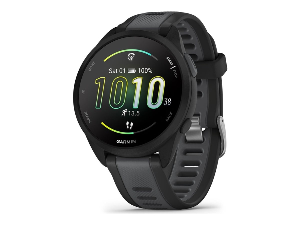Garmin Forerunner 165 löparklocka AMOLED, svart/grå