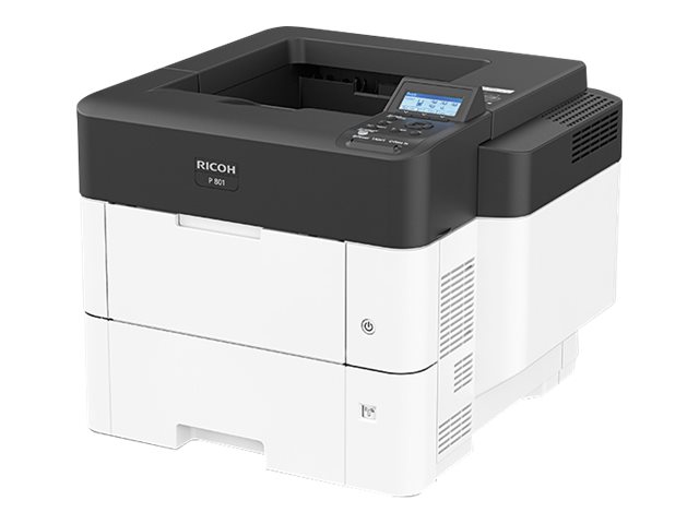 Ricoh P 801 - Skrivare - svartvit - Duplex - laser - A4/Letter - 1200 x 1200 dpi - upp till 62 sidor/minut - kapacitet: 600 ark - USB 2.0, Gigabit LAN