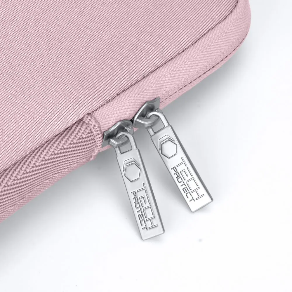 Tech-Protect Neoslim Laptopfodral 15-16" med tillbehörsväska - Rosa, bild 3
