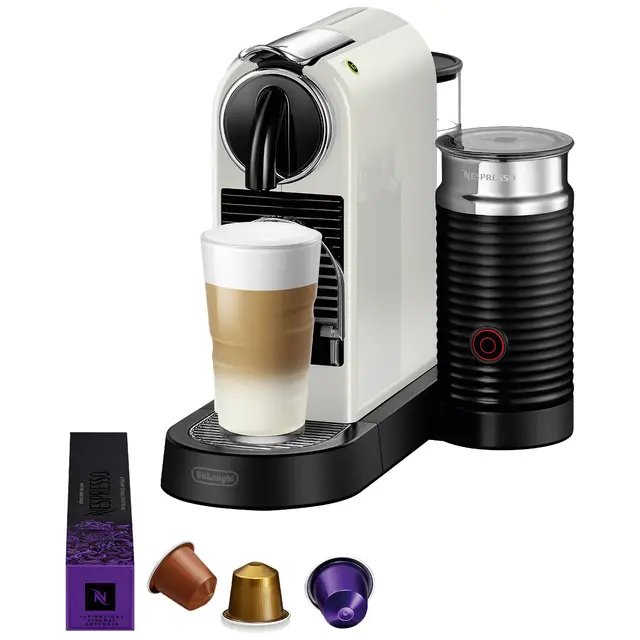 Nespresso Citiz & Milk kapselmaskin By Delonghi, vit