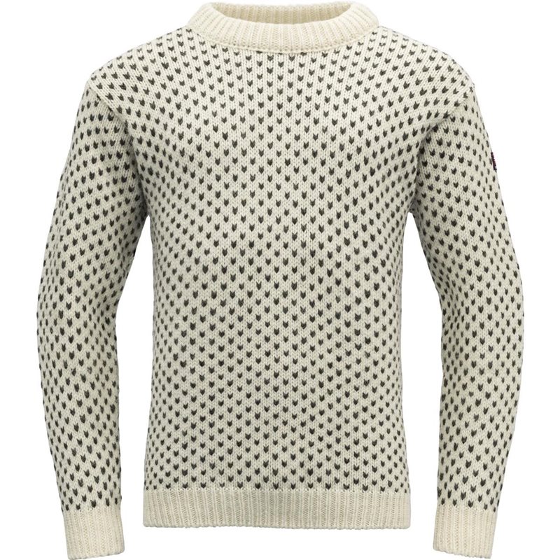 Devold Nordsjø Wool Sweater Offwhite - XXL