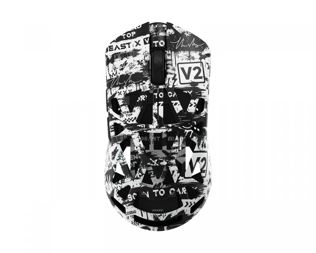 WLMouse Beast X Mini V2 Trådlös Gamingmus - Graffiti