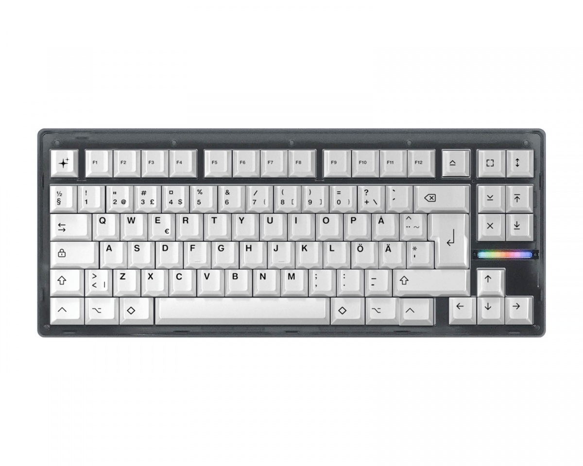 Wooting 80HE Ghost ISO + BoW Keycaps