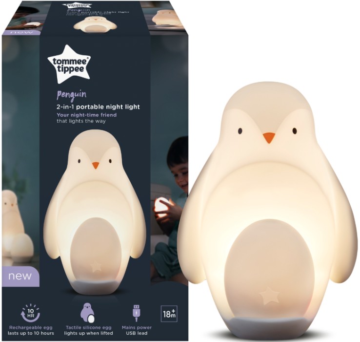 Tommee Tippee Grobrite Penguin Portable Night Light