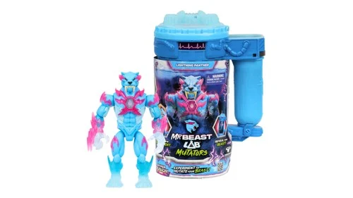 MrBeast Lab Mutator actionfigur, Lightning Panther, bild 3