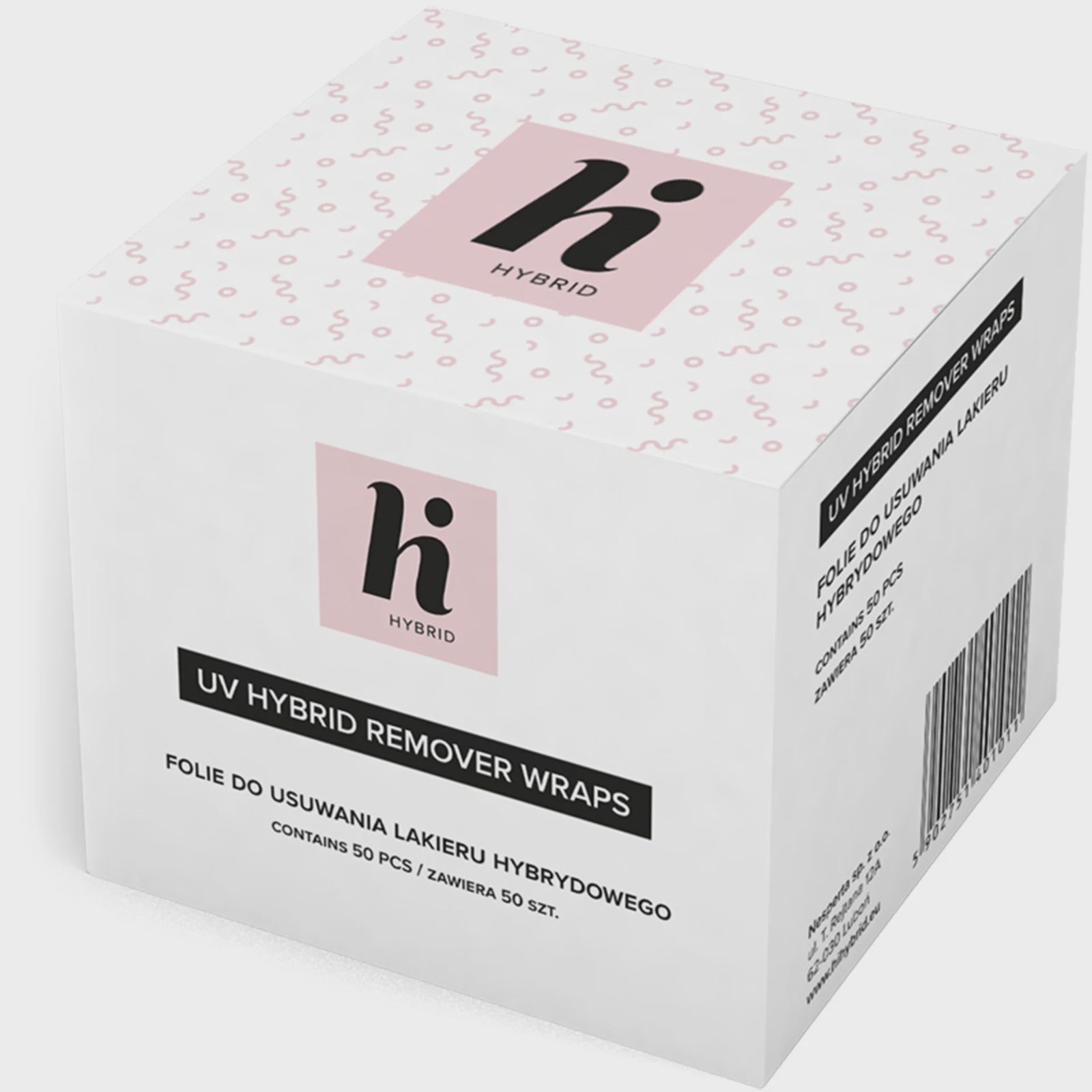 hi hybrid UV Gel Polish Remover Wraps 50 st, bild 2
