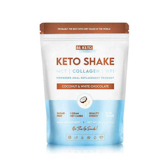 BeKeto KETO Shake, Wild Raspberry, 500 g