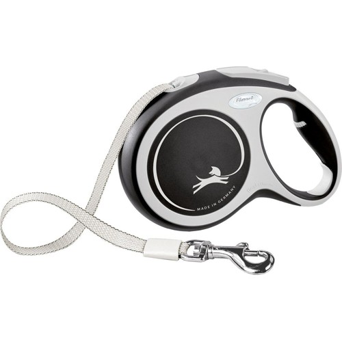 Flexi - New Comfort - L - 8m Tape - Black - Max 50Kg