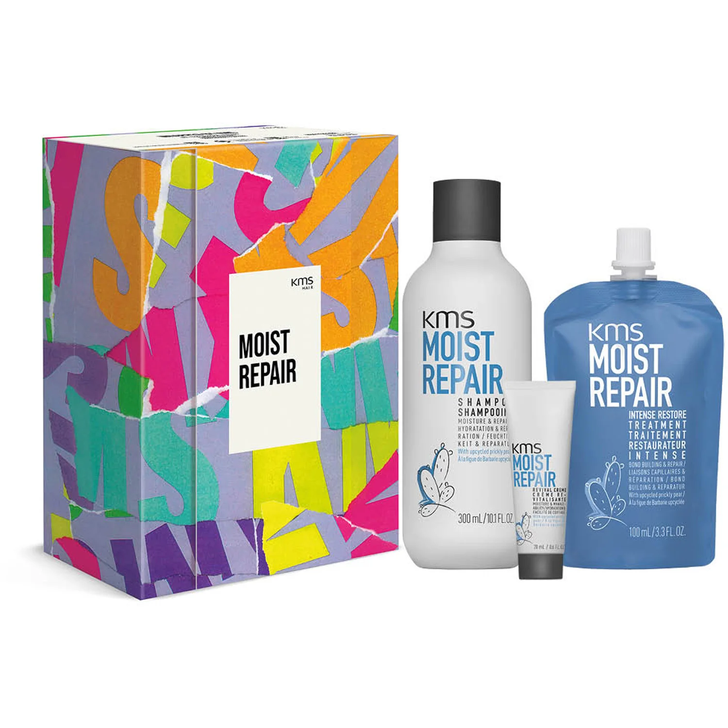KMS Moisture Trio 300 ml + 100 ml + 20 ml 420 ml