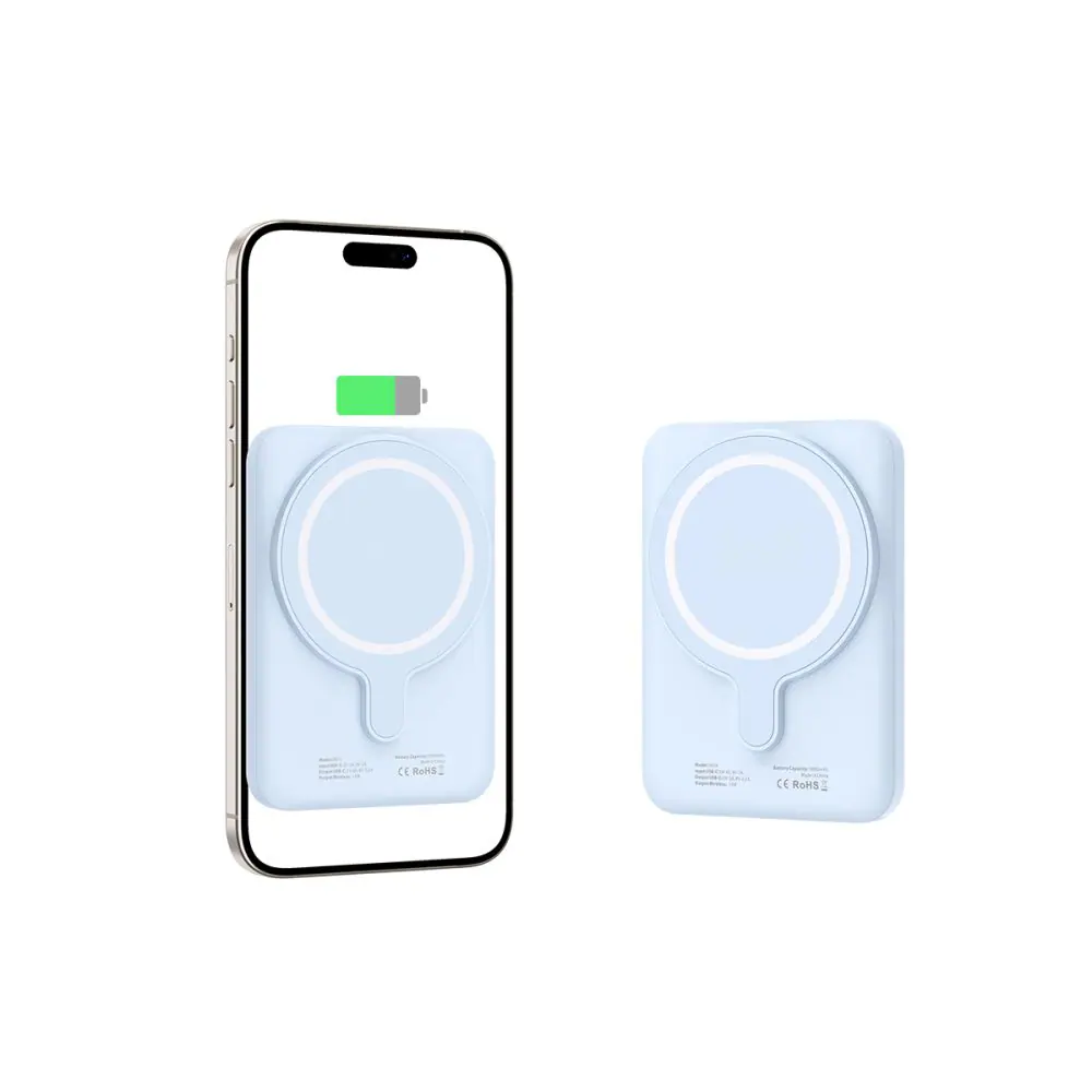 Tech-Protect LifeMag PB10 powerbank 5000mAh MagSafe blå + USB-C kabel, bild 3