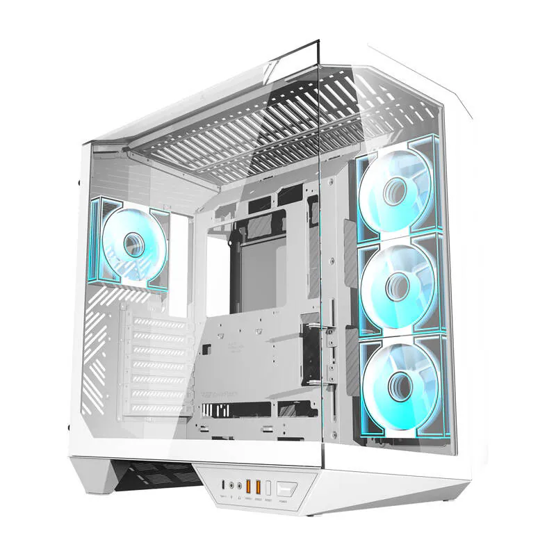 Darkflash Computer Case DY470 4 fans (white) - Chassi - Miditower, bild 5