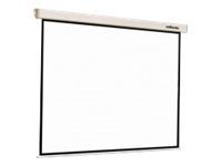 Reflecta Crystal-Line Motor lux - Projektorduk - takmontering, väggmontering - motoriserad - 131 (334 cm) - 1:1 - Matte White