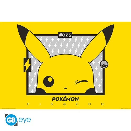 ABYstyle - POKEMON Poster Pikachu Wink (91.5x61cm) - Affisch