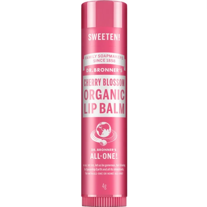 Dr. Bronner's Cherry Blossom Organic Lip Balm