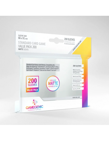 Gamegenic Matte Standard Card Game Value Pack (200 st)