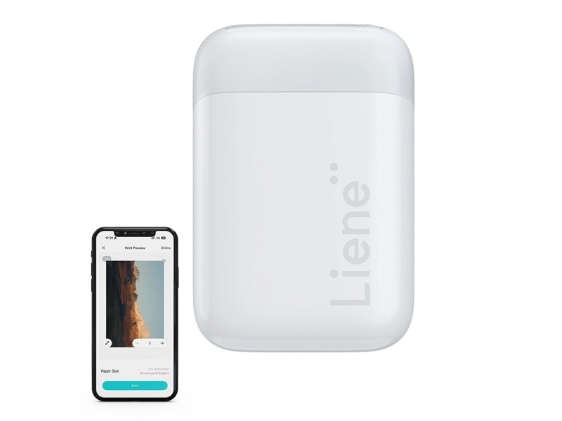 Liene Pearl 2x3 Portable Photo Printer (White)