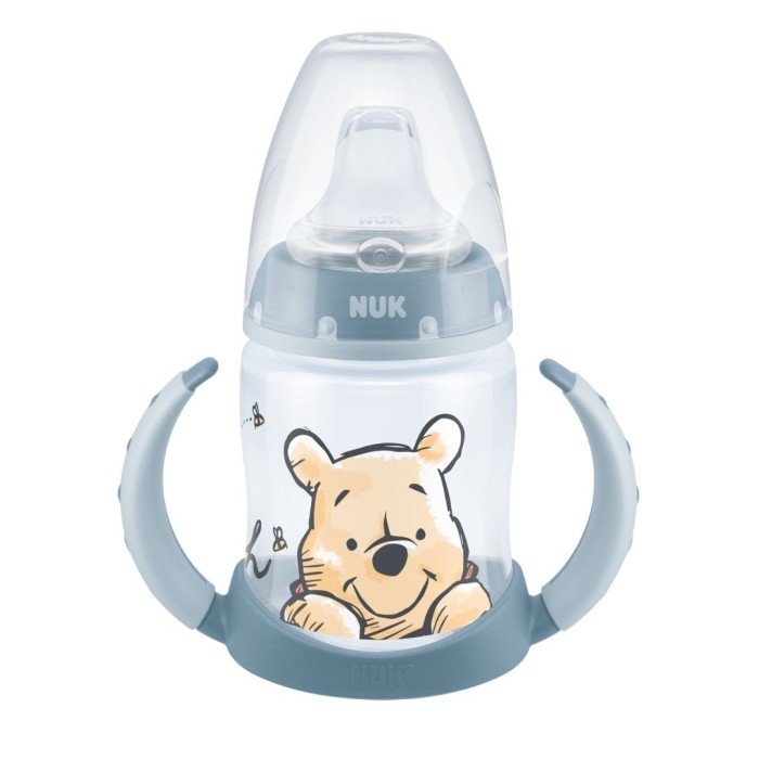 NUK drickpipsflaska First Choice Learner 150 ml, Nalle Puh blå
