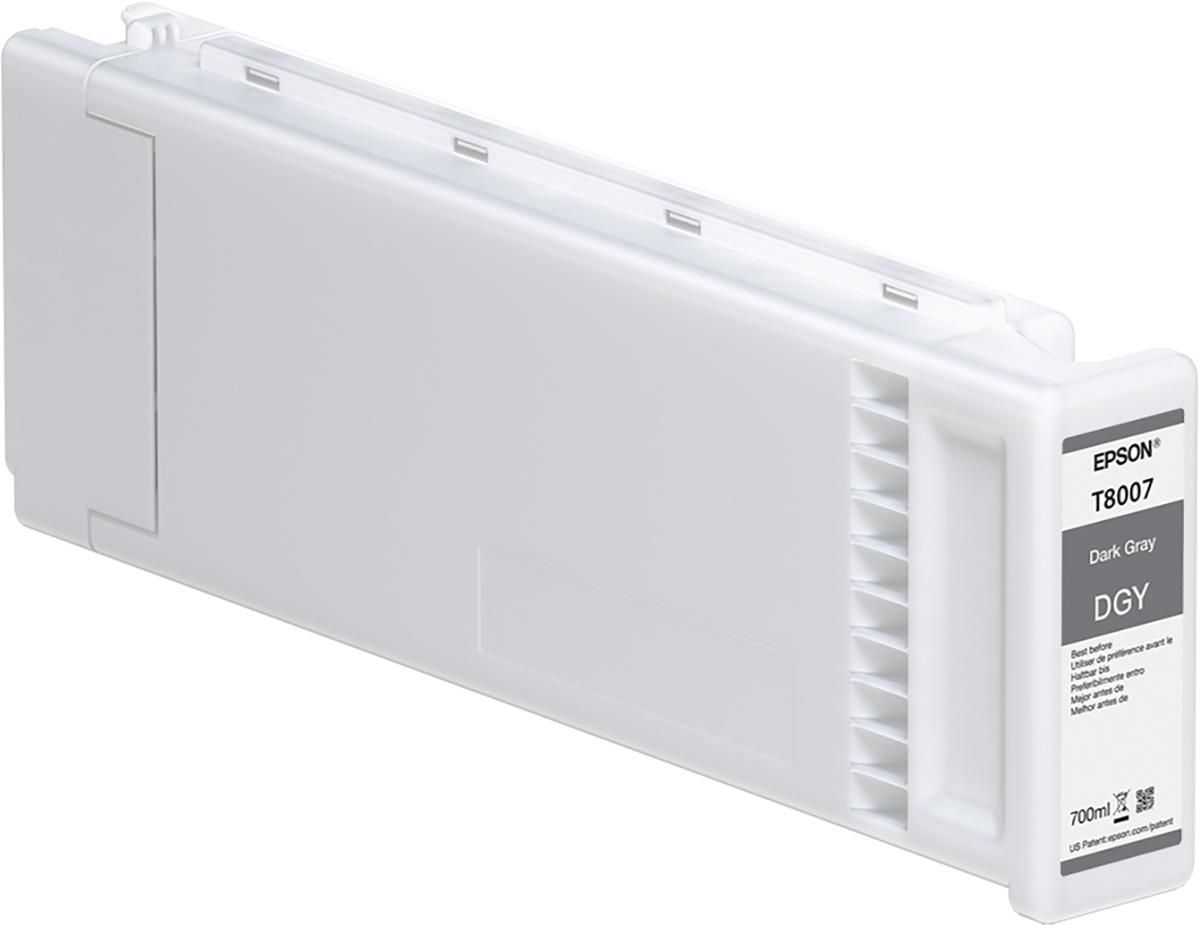 Epson T800700 UltraChrome Pro, Mörk Grå, 700 ml, bild 3