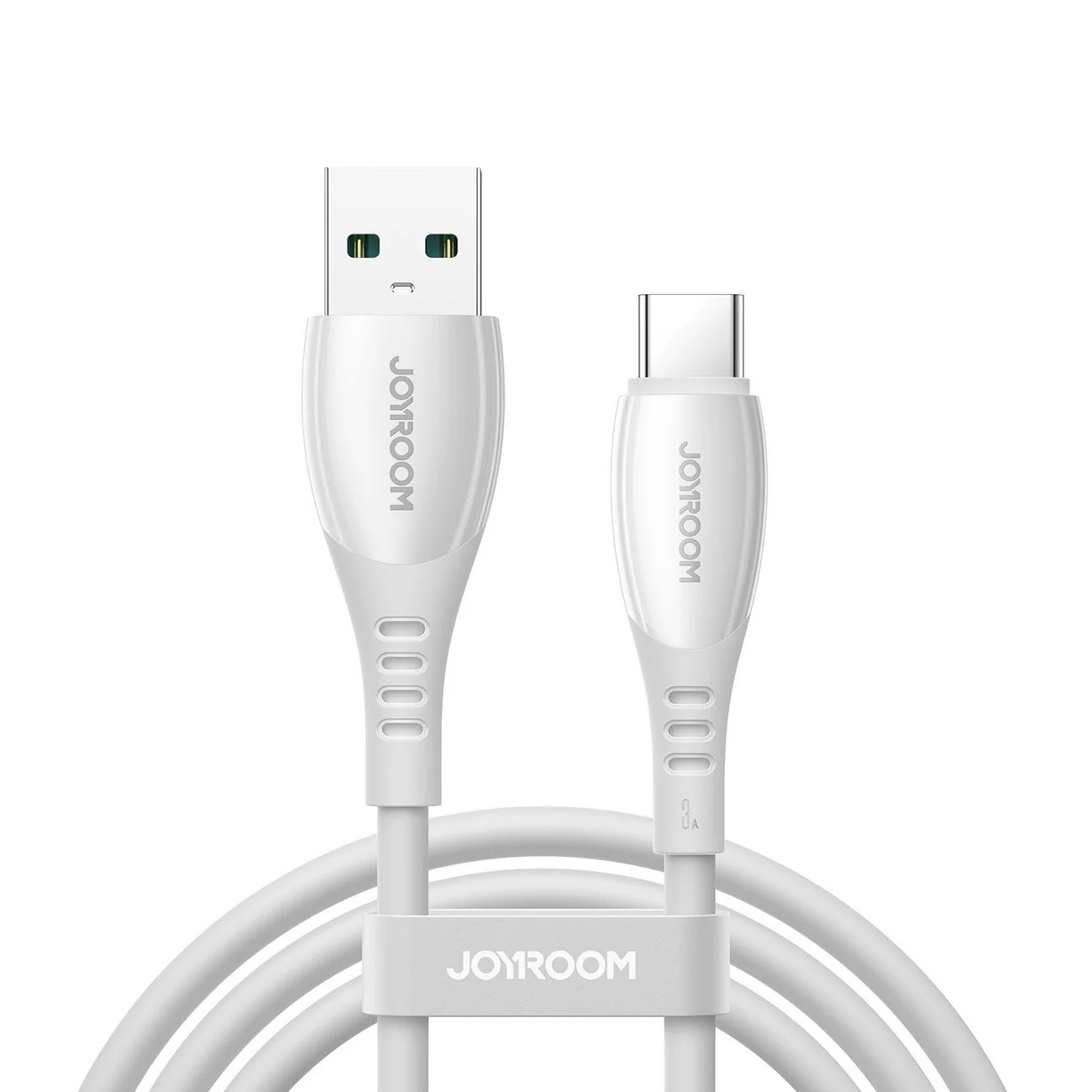 Joyroom S-A59 snabbladdningskabel USB-A till USB-C 1,2m – Vit
