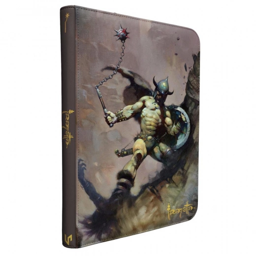 Ultra Pro 9-Pocket Zippered Pro Binder: Frank Frazetta - Warrior with Ball and Chain
