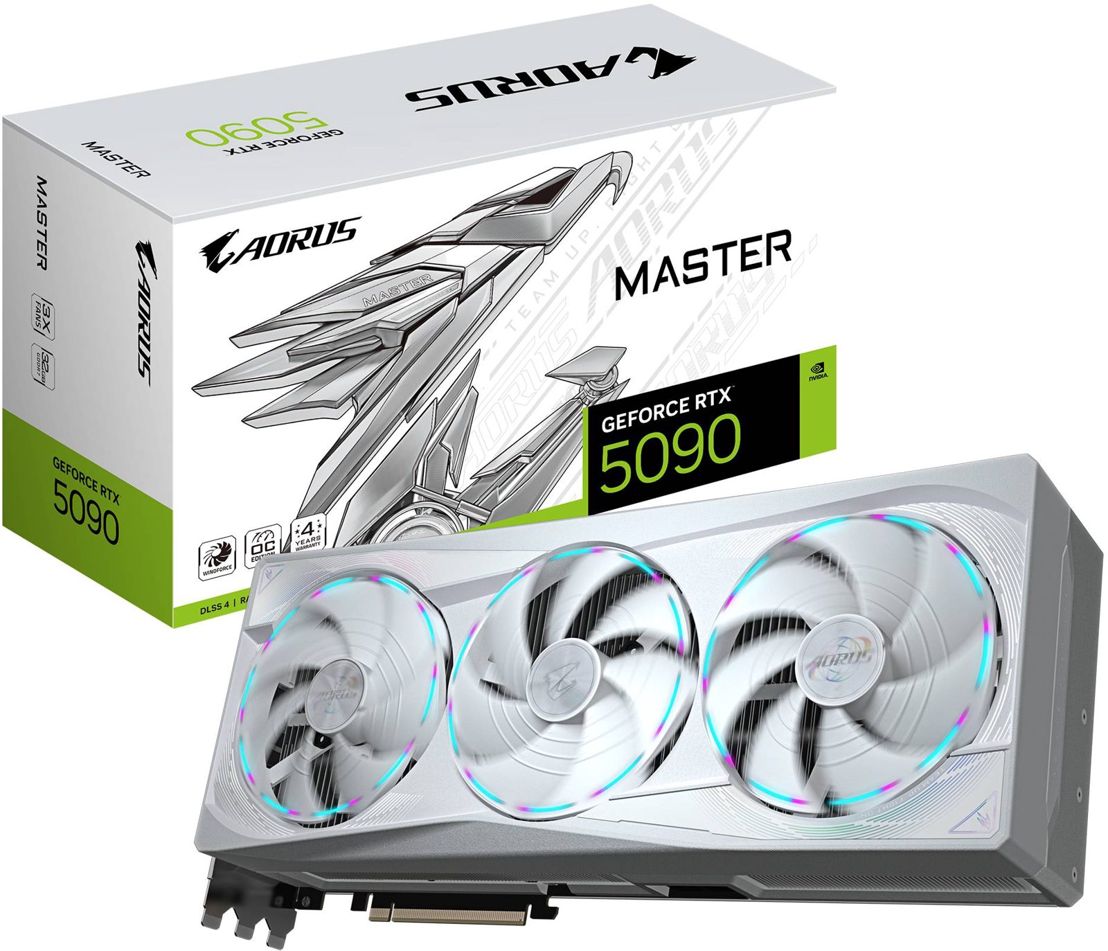 Gigabyte GeForce RTX 5090 32GB Aorus Master Ice, bild 4