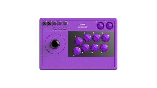 8Bitdo Arcade Stick Wireless - Lila, bild 3