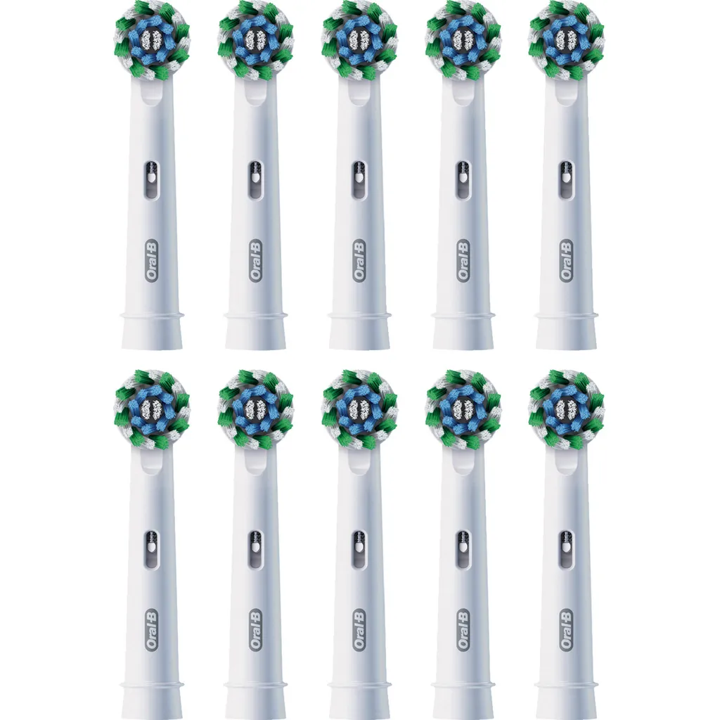 Oral-B Pro CrossAction eltandborsthuvuden, 10 st., vita, bild 2