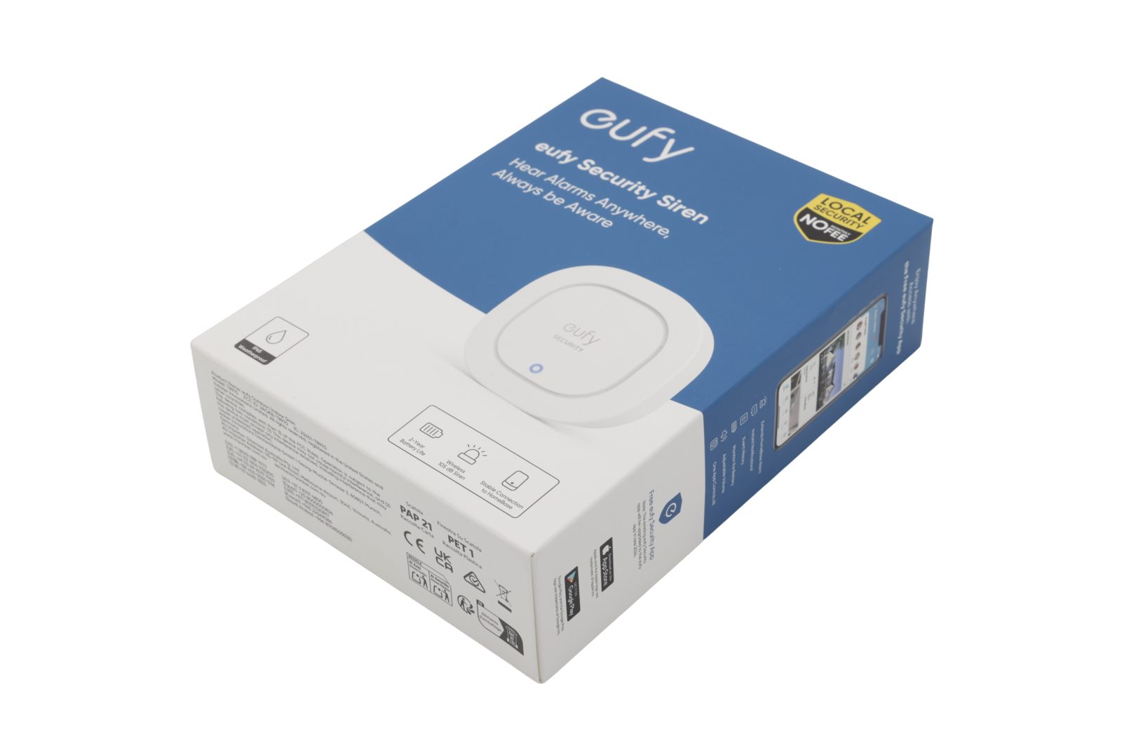 Eufy Security Siren siren (vit), bild 3