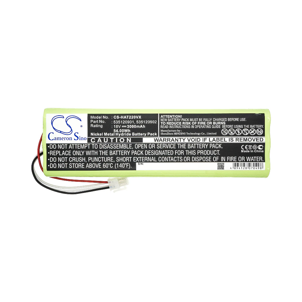 Cameron Sino batteri Husqvarna 535120901 535120902 540059602 540059601 / Cs-hat220vx, bild 3