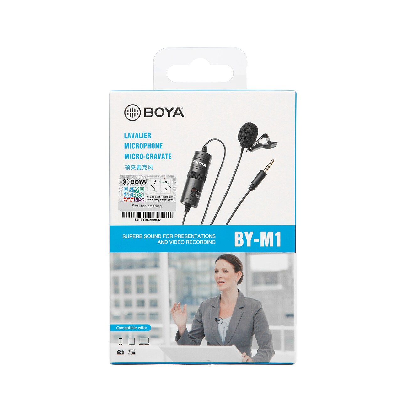 Boya By-M1 Lavalier-mikrofon 3,5 mm 6 m, bild 2