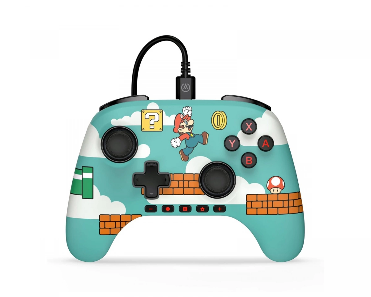 PowerA Switch 2 trådbunden gamepad (mario), bild 5