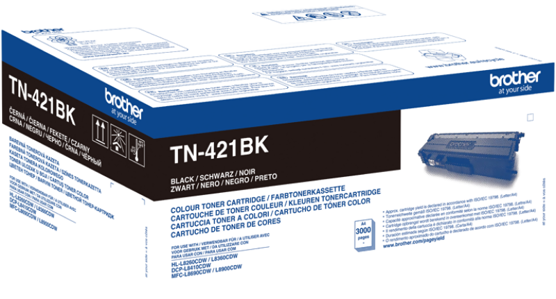 Brother toner TN421BK Svart
