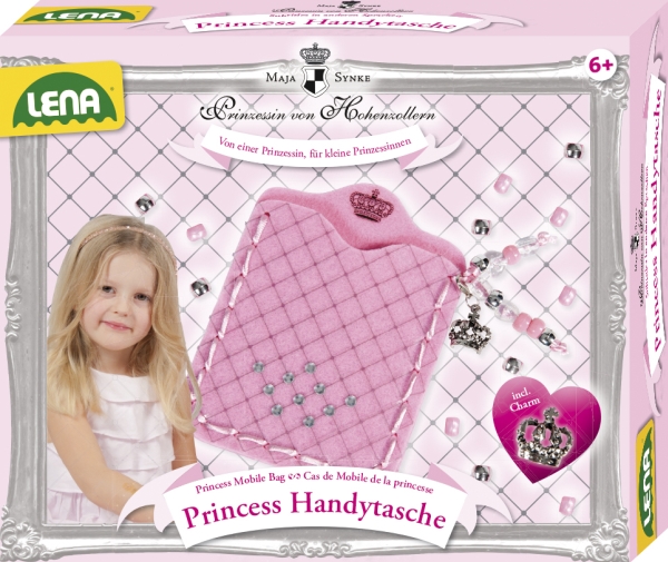 Lena prinsesstavväska till mobiltelefon – gör det själv (barn)