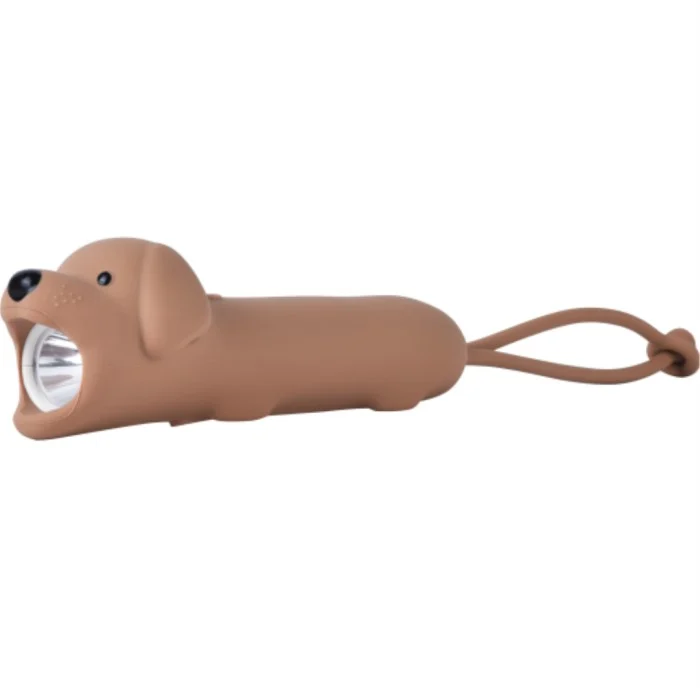 Carlo Baby LED-ficklampa Dog Silicone