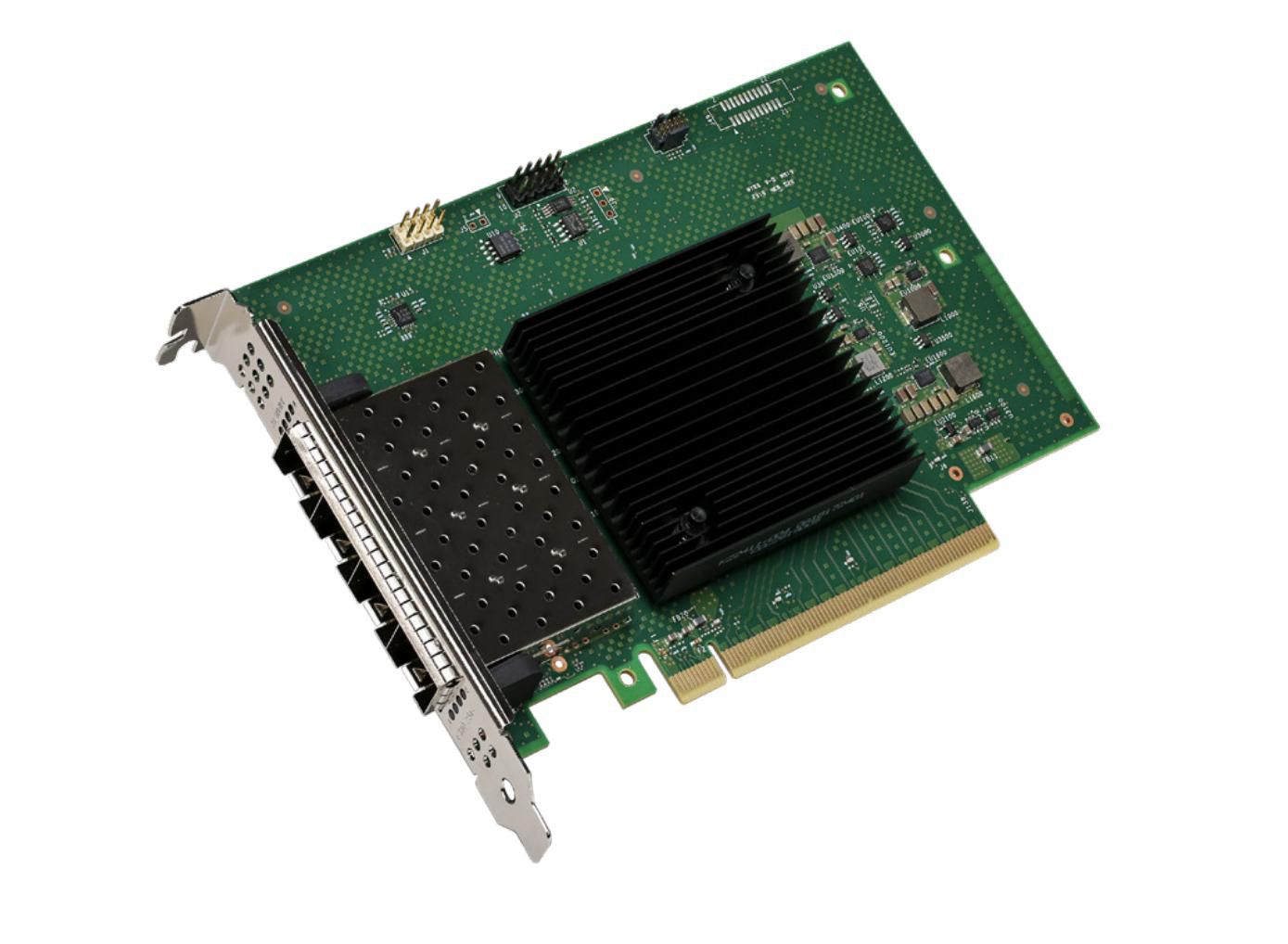 Intel Ethernet Network Adapter E810-XXVDA4, 4x25GbE QSFP28, PCIe 4.0 x16, bild 4