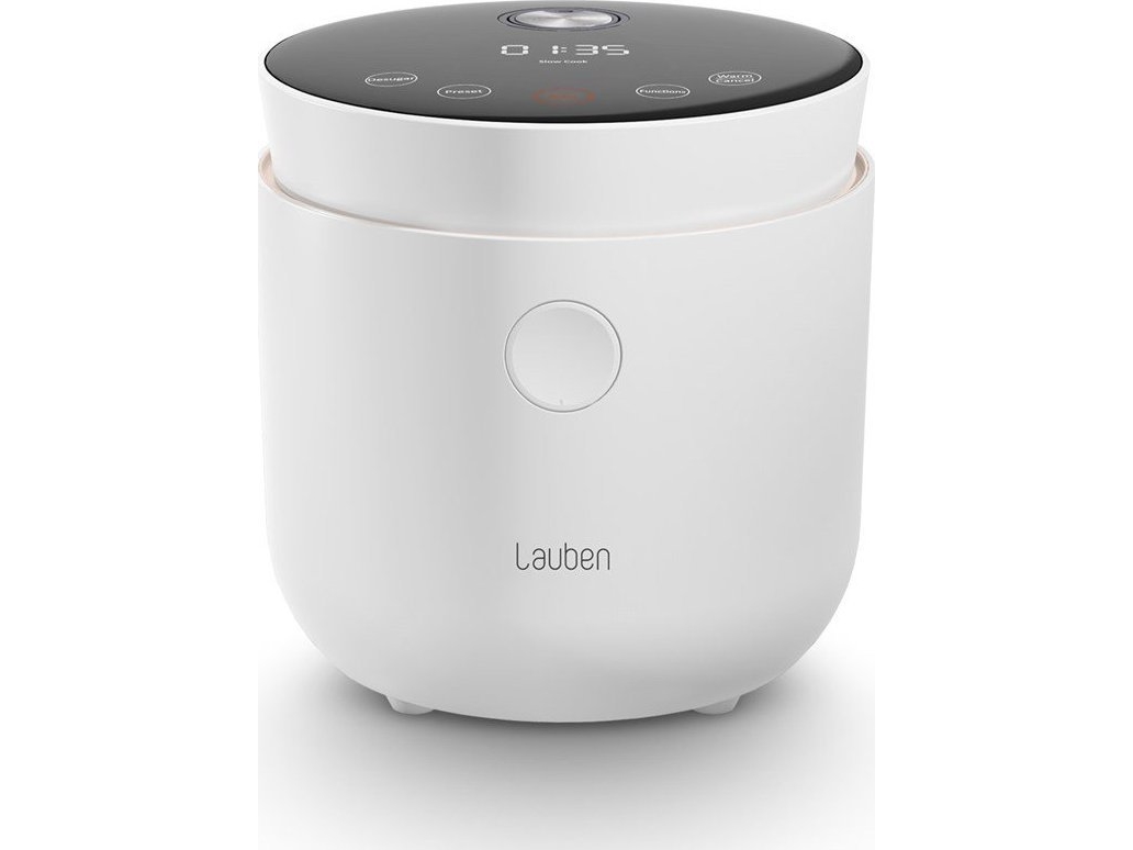Lauben risvärmare/kokare för ris 1500W, vit