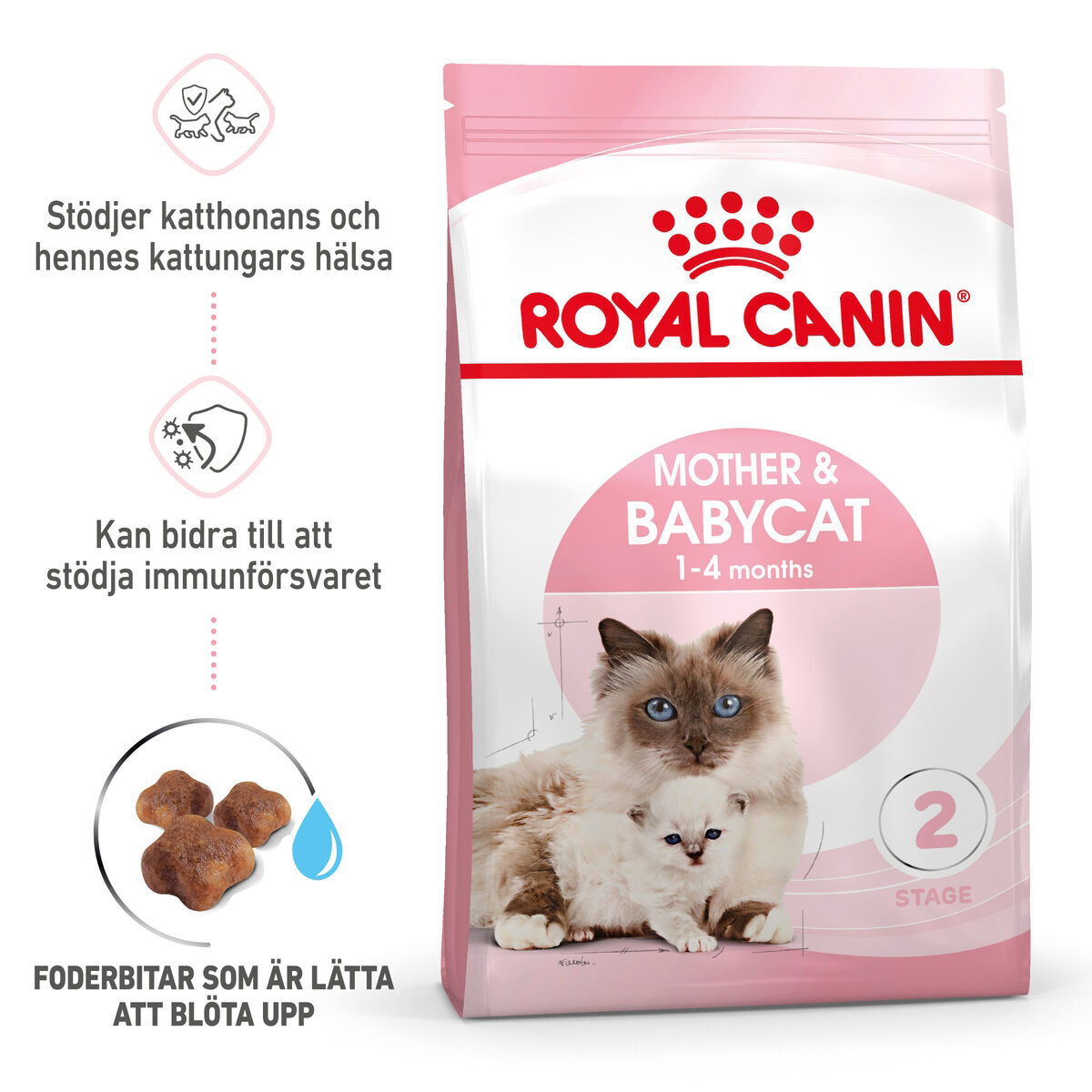 Royal Canin Mother & Babycat Torrfoder till Katt & Kattunge 400 g, bild 2