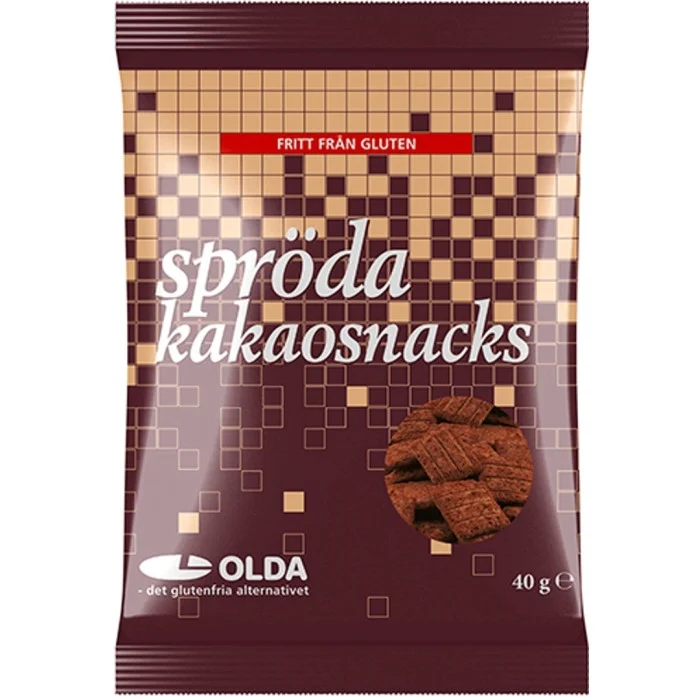 Olda Spröda Kakaosnacks 40 g