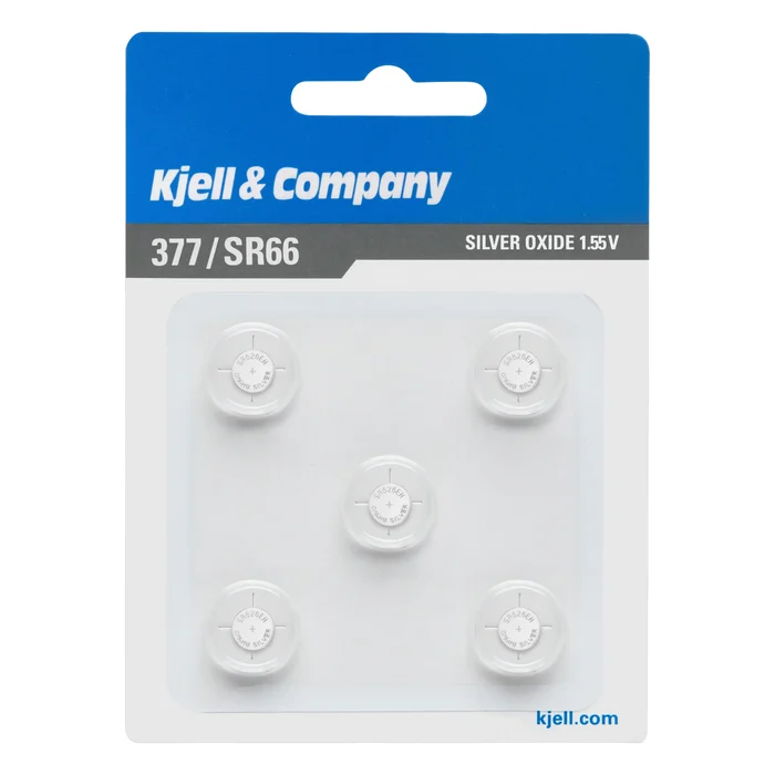 Kjell & Company Knappcellsbatteri SR626 (377) 5-pack