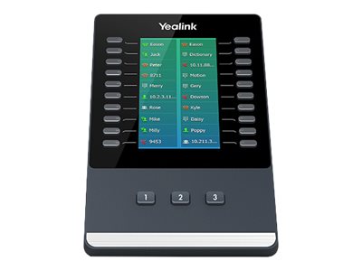 Yealink EXP50 - Expansionsmodul för extra knappar för VoIP-telefon - för Yealink SIP-T52S, SIP-T54S, SIP-T56A, SIP-T58A, SIP-T58V