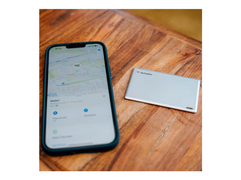 Verbatim My Finder - Bluetooth-tagg med antiförlust för mobiltelefon, surfplatta - svart, silver (paket om 2)