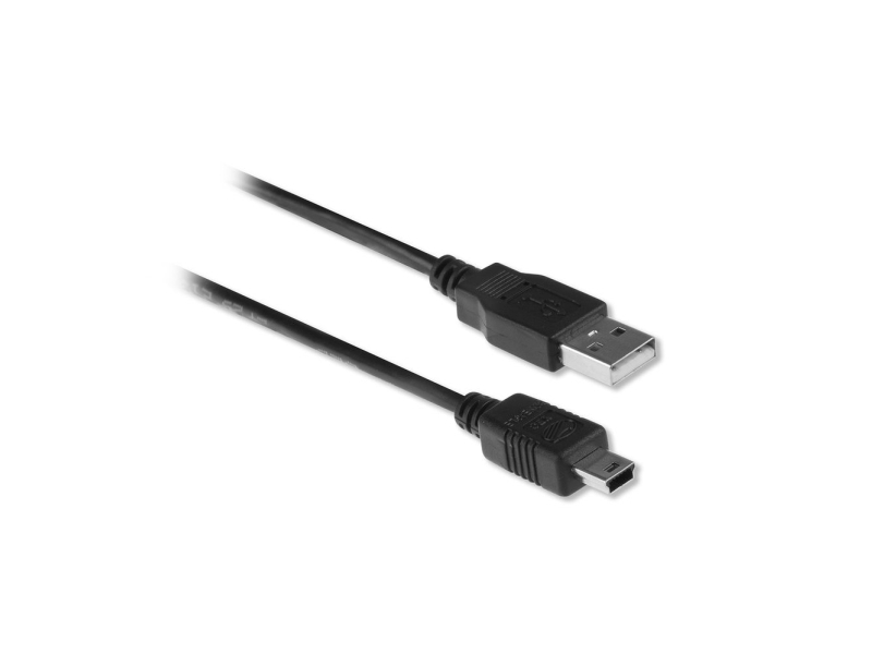 ACT AC3050 USB-kabel 1,8 m USB 2.0 USB A Mini-USB B Zwart