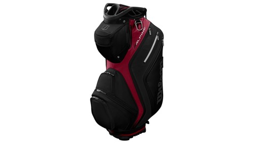 Wilson - Alpine Cart Bag with Embroidery - Black/Red, bild 3