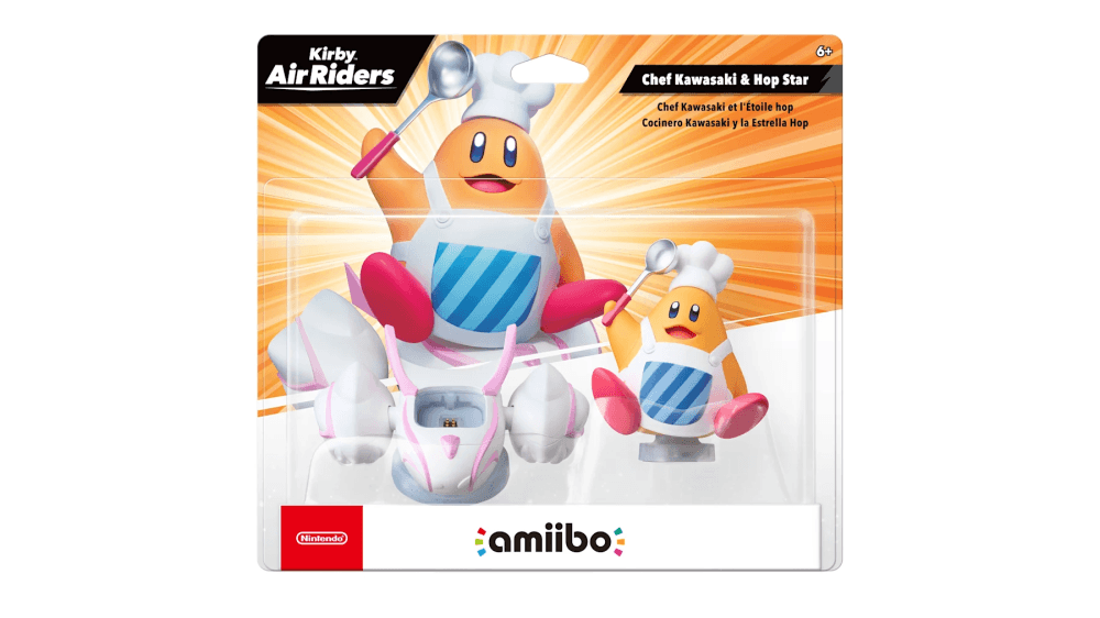 Nintendo Amiibo-figur - Kirby Air Riders Collection - Chef Kawasaki & Hop Star