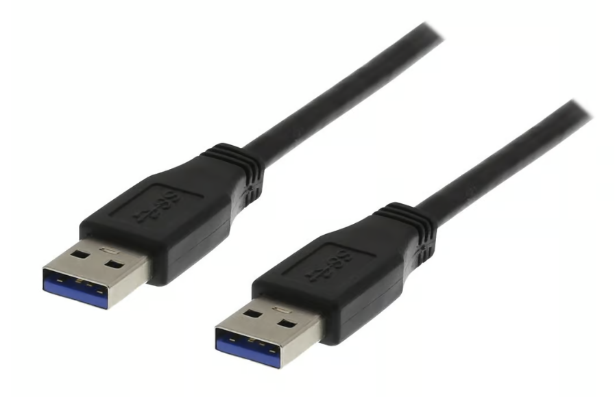 USB 3.0-kabel A ha till A ha, Deltaco, 1 meter - Svart, bild 3