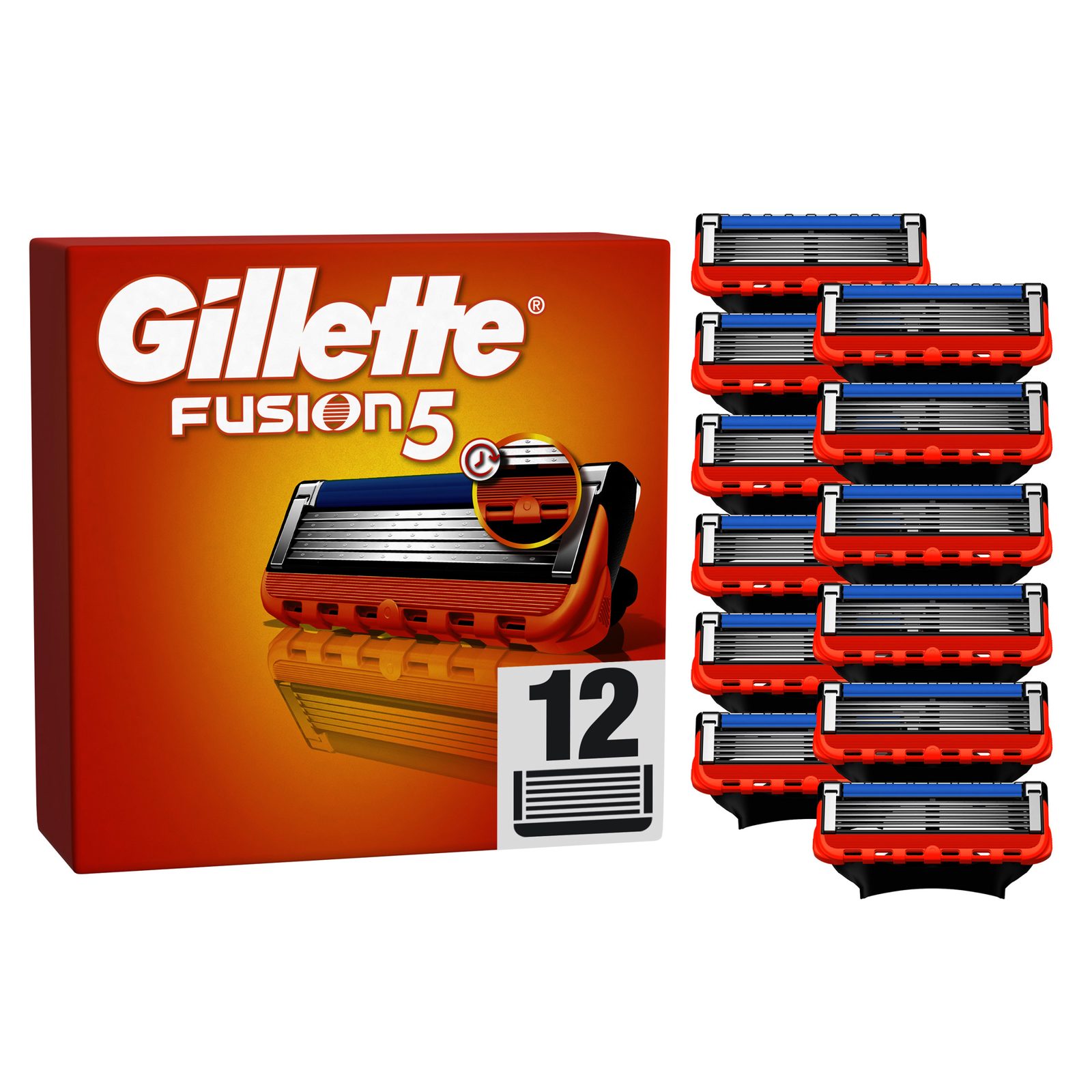 Gillette Fusion5 Razor blades for men 12 st
