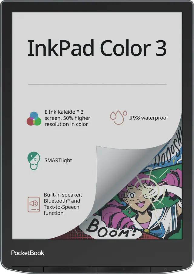 PocketBook InkPad Color 3 e-bok 32 GB (svart)