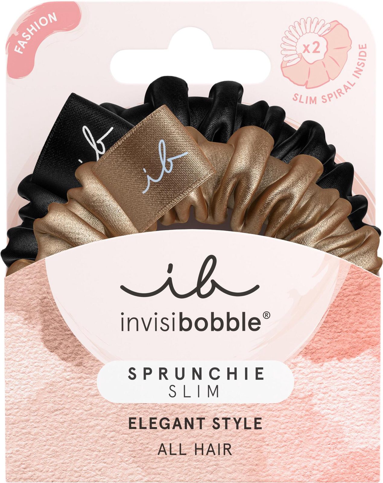 Invisibobble Sprunchie Slim 2 pcs True Golden