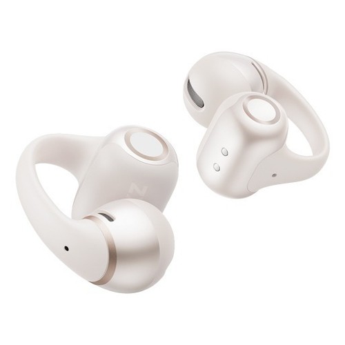 SHOKZ OpenDots 2 open-ear trådlösa in-ear hörlurar, vit