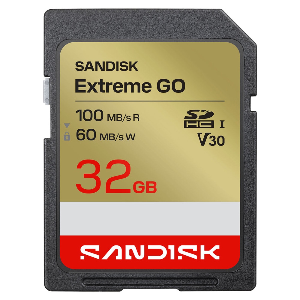SanDisk Extreme GO SDHC V30 32GB 100MB/s -minneskort